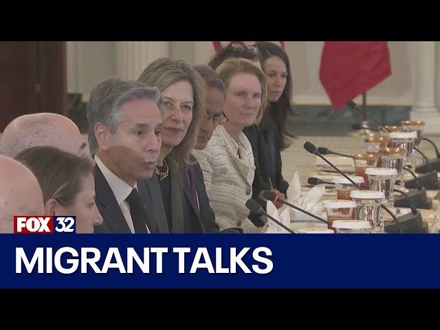 Blinken holds migration talks with Mexico