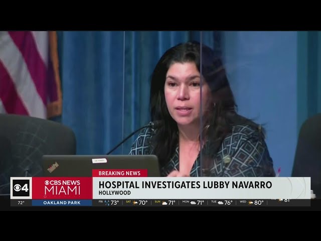 South Broward Hospital District investigates, deactivates Lubby Navarro's credit card