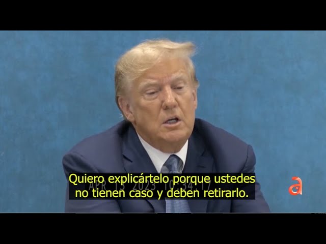 Momentos del video de declaración de Trump en el juicio por fraude civil en Nueva York