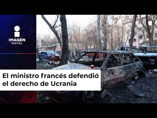 Rusia es responsable de los bombardeos ucranianos en su territorio: ministro francés