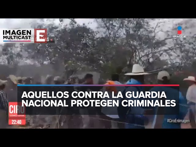 Comunidades que no quieren a la GN protegen a delincuentes: López Obrador