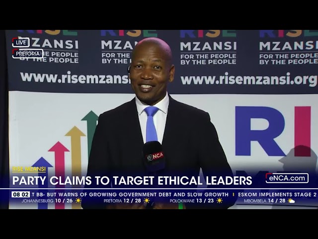 Rise Mzansi launches manifesto