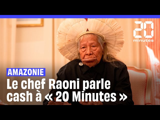 Sting, Macron, « l'homme blanc »... Le chef cacique Raoni parle cash à « 20 Minutes »