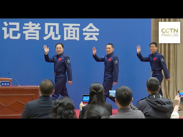 L'équipage de Shenzhou-16 partage son expérience avec la presse