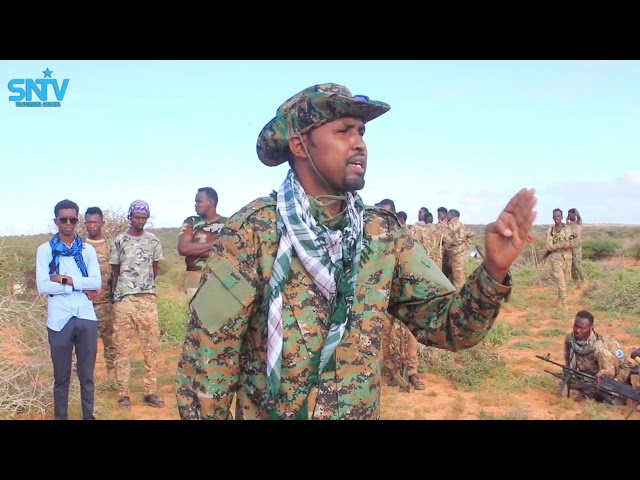 Guddoomiyaha Maxkamadda Ciidamada Qalabka Sida qeybta Galmudug oo gaaray Deegaanka Caad.