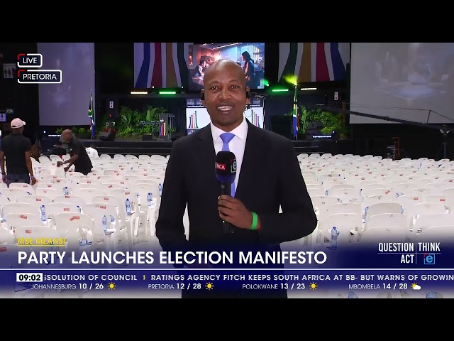 Rise Mzansi launches manifesto  ahead of general elections