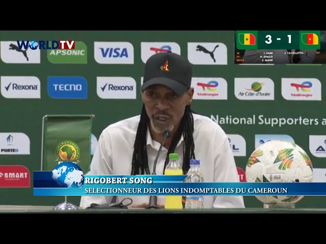 CAN2023– SEN 3 -1CMR / Rigobert SONG: « Le 3ème match va être pour nous une finale, on va gagner»