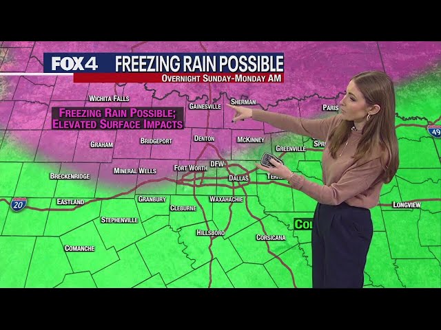 Dallas weather: Freezing weekend, rainy week ahead