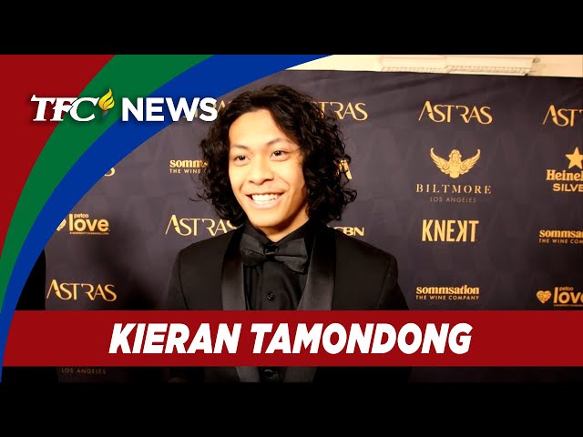 ⁣FilAm Kieran Tamondong feels the moment of the Astra Awards | TFC News California, USA