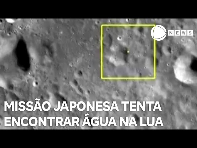 Um dos objetivos de missão japonesa é encontrar água na Lua