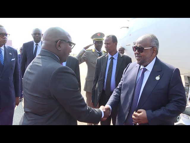 ⁣Arrivée du chef de l'état à Kinshasa pour l’investiture du président Félix Tshisekedi