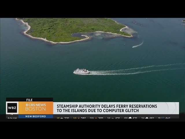 Steamship Authority unable to take ferry reservations due to computer glitch