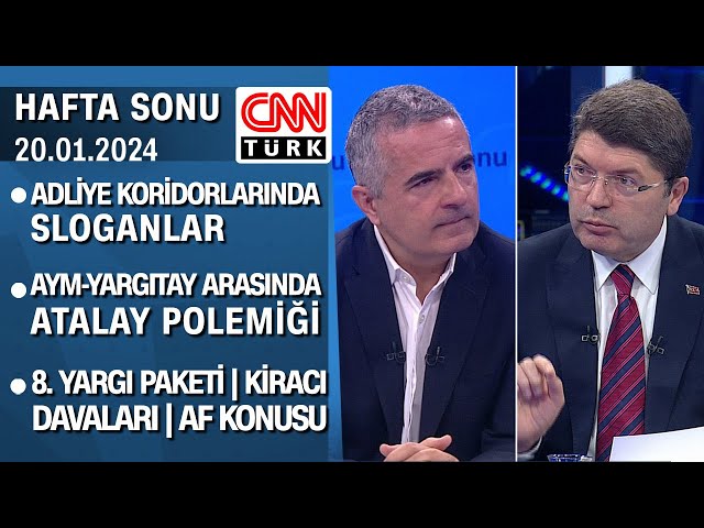 Adalet Bakanı Yılmaz Tunç, merak edilen soruları CNN TÜRK'te yanıtladı - Hafta Sonu 20.01.2024