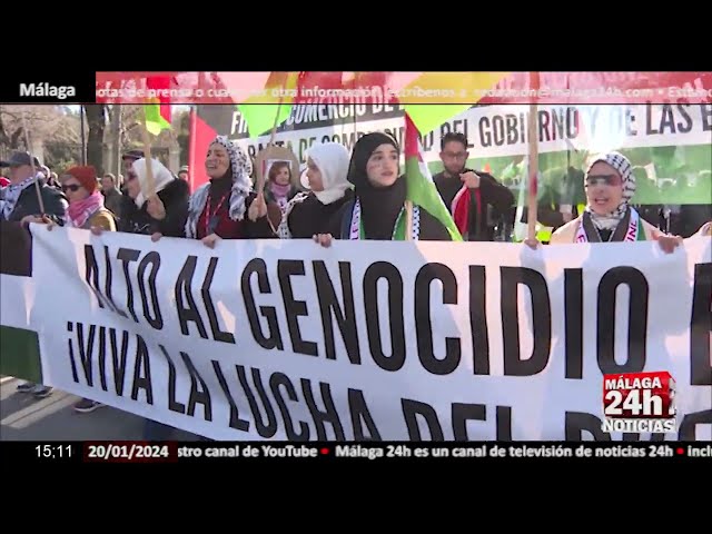 Noticia - Miles de personas se manifiestan en España en apoyo a Palestina