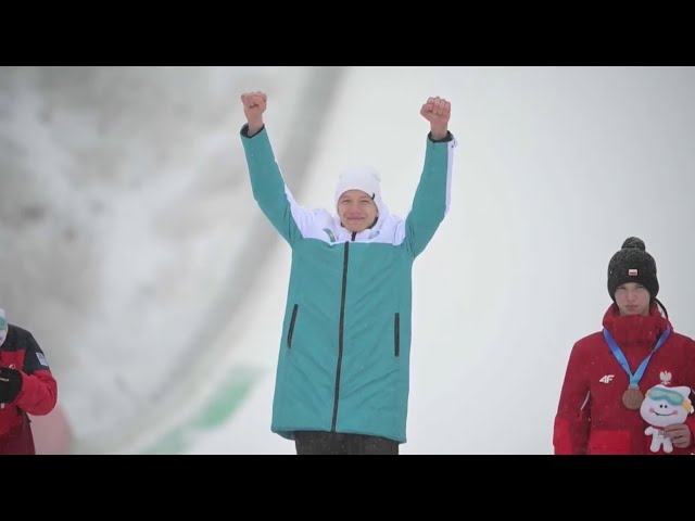 ⁣Илья Мизерных – первый казахстанский чемпион на зимней юношеской Олимпиаде