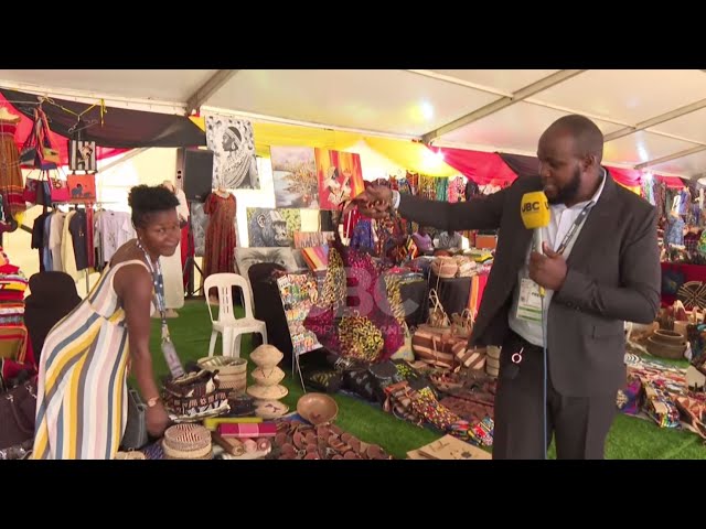 ⁣UGANDAN SOUVENIR MARKET SHOWCASING CULTURE AND CRAFTS  AT THE  19TH NAM AND G77 SUMMIT