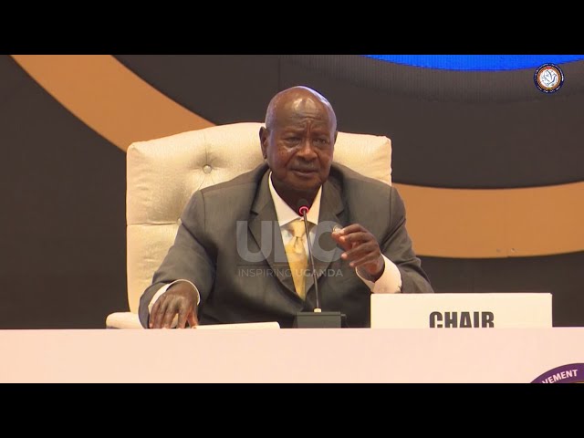 PRESIDENT MUSEVENI CHAIRS  CLOSING CEREMONY OF  THE 19TH NAM SUMMIT