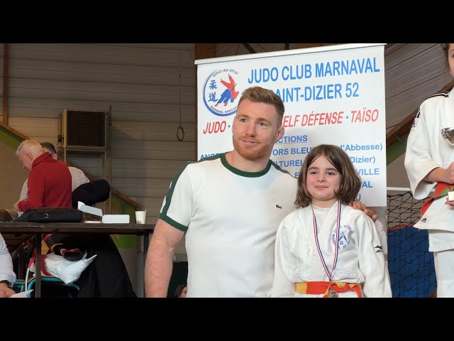 Axel Clerget parrain d’un tournoi jeunes de judo