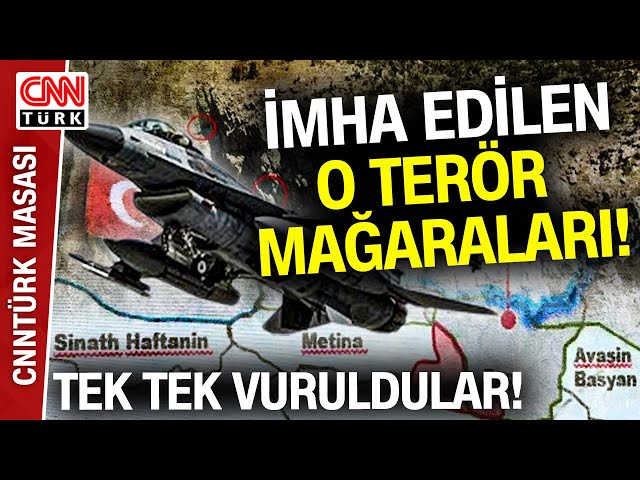 Tespit Edilen O Terör Mağaralarının 18 Girişi Var! İstihbarat Tespit Etti, TSK Vurdu!