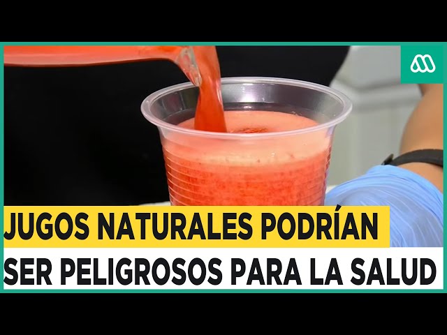 Los riesgos para la salud de los jugos naturales: Expertos entregan recomendaciones