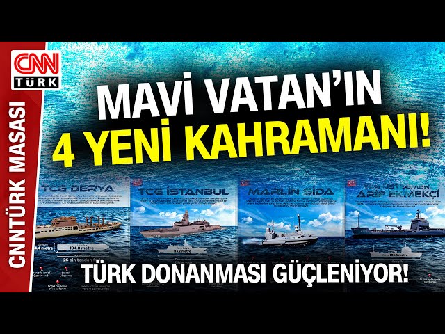 Türk Donanması Gücüne 4 Yeni Güç Kattı! TCG İstanbul, TCG Derya, Marlin Sida ve Arif Ekmekçi!