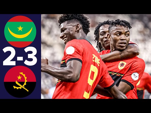 ملخص مباراة موريتانيا وأنجولا 3-2 اليوم - اهداف مباراة انجولا وموريتانيا 3-2 اليوم - انجولا اليوم