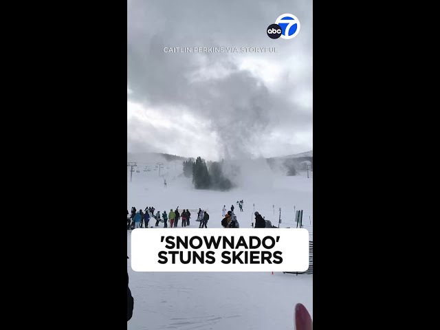 'Snownado' stuns skiers at Breckenridge resort