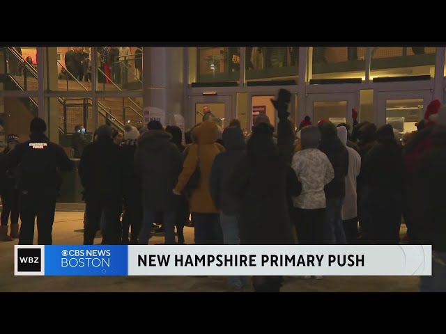 N.H. voters attempt to push into building where Trump rally held after being denied entry