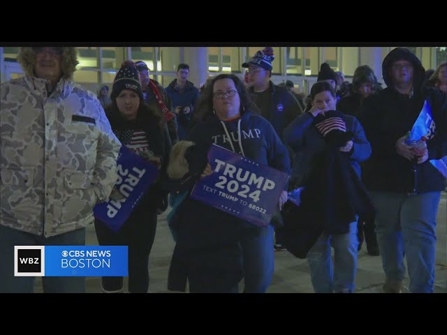 Supporters denied entry from Trump event in Manchester, N. H.