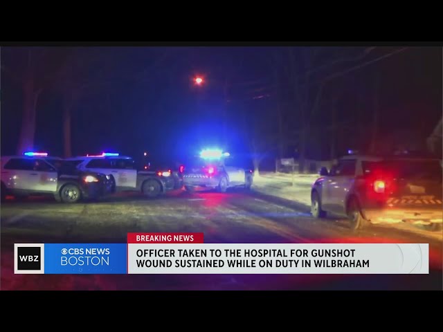 Police officer shot during house call in Wilbraham