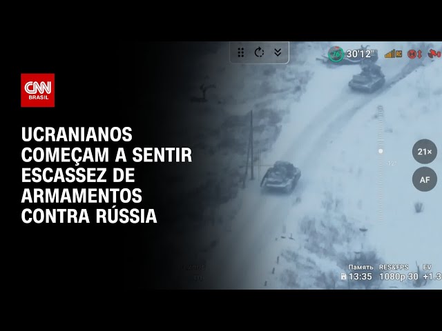 Ucranianos começam a sentir escassez de armamentos contra Rússia | CNN PRIME TIME