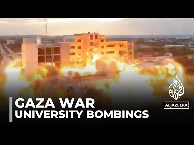 Gaza University destroyed: Israel accused of targeting education centers