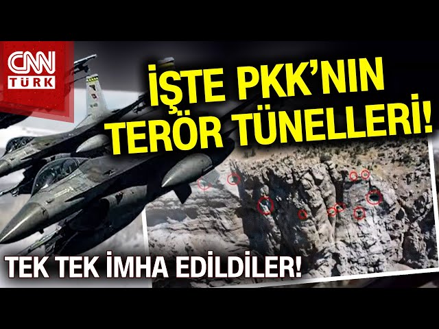 Dışarıdan Dağ, İçeriden 18 Girişli Terör Tüneli! Pençe-Kilit Operasyonu İle İmha Edildiler! #Haber