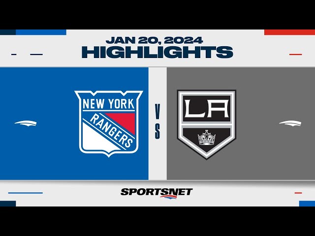 NHL Highlights | Rangers vs. Kings - January 20, 2024