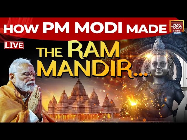 Ram Mandir LIVE:  Bhoomi Pujan For Ram Mandir | Ram Mandir Pran Prathishta | Ram Lalla Idol Unveiled