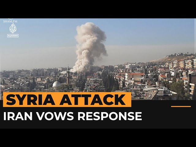 Iran vows response after suspected Israeli strike on their forces in Syria | Al Jazeera Newsfeed