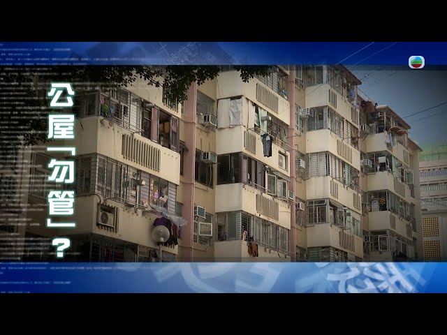 TVB新聞透視 ｜ 公屋「勿管」？ (繁／簡字幕)｜無線新聞 TVB News