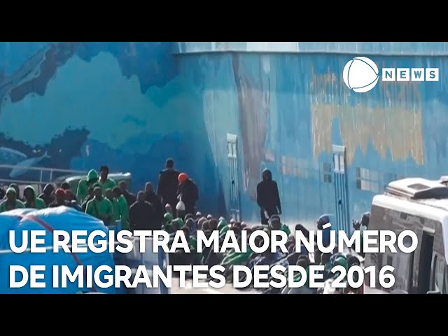 União Europeia registra maior número de imigrantes irregulares desde 2016