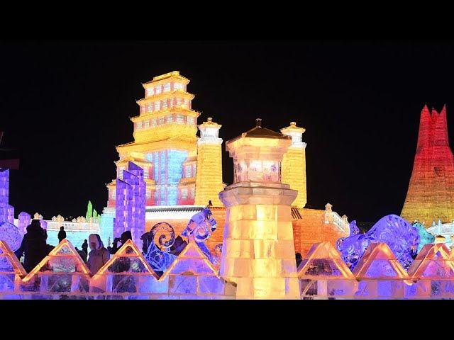 Live: Harbin Ice and Snow World wows visitors with spectacular sculptures – Ep. 16