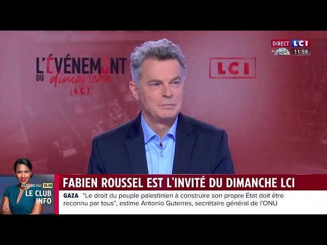 Européennes 2024 : Fabien Roussel invité de "L'événement" sur LCI