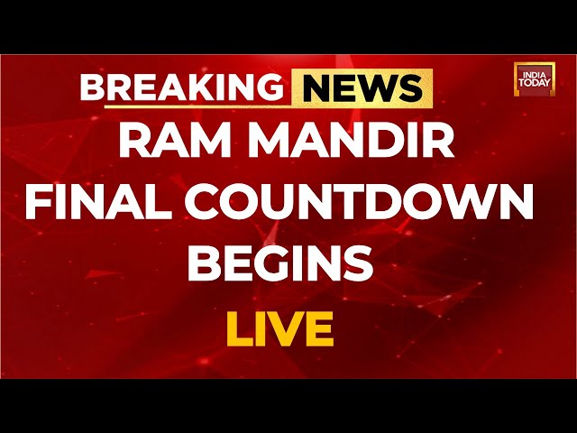 Ram Mandir Ayodhya LIVE: Ram Mandir  Pran Pratishta Ceremony LIVE News | Ram Lalla Idol News LIVE