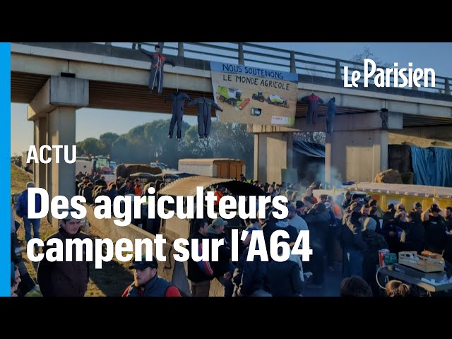 Colère des agriculteurs : l'autoroute A64 bloquée, des actions prévues « partout en France »