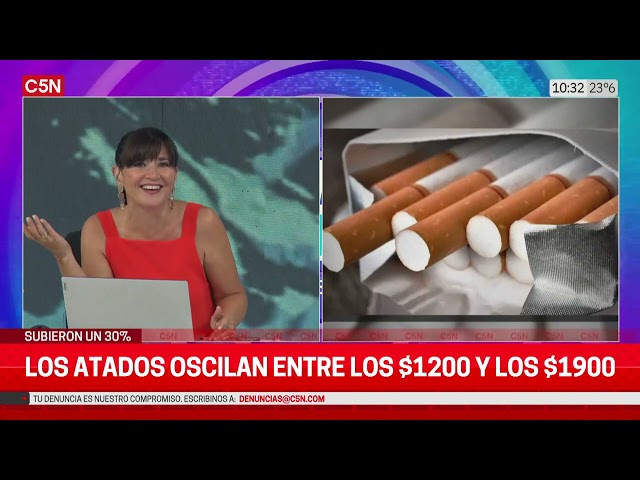 AUMENTARON los PRECIOS de los CIGARRILLOS: SUBIERON UN 30%