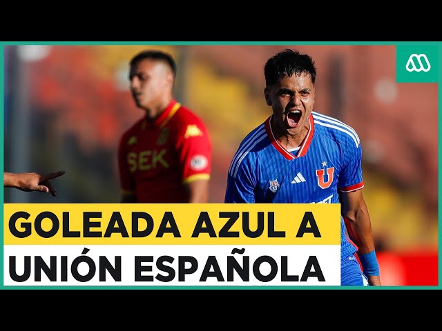 Unión Española 0 vs 4 Universidad de Chile : Resumen completo y goles