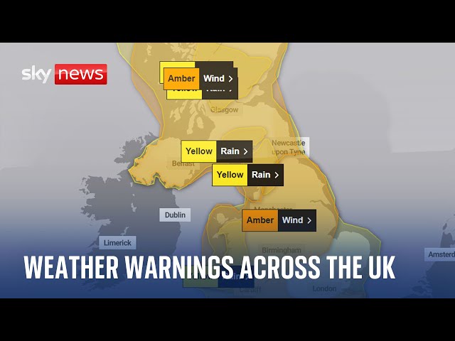 Storm Isha: Amber weather warning extended across the UK