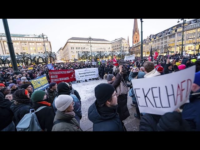 Alemania: Miles de personas se manifiestan contra el plan de extrema derecha para deportar migrantes