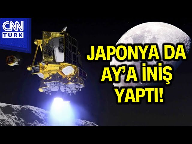 Japonya'nın "SLIM"i, Ay'a iniş yaptı! Japonya 5. ülke oldu! #Haber