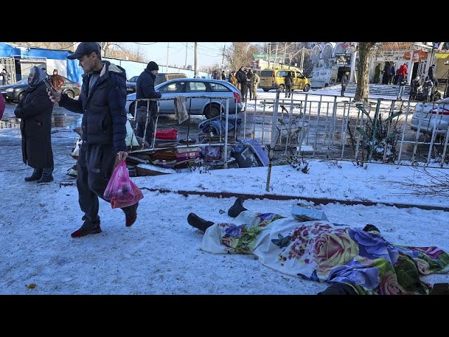 Ucrania ataca el mercado dominical de Donetsk