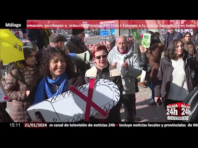 Noticia - Cientos de personas se manifiestan en el Paisaje de la Luz contra la tala de árboles