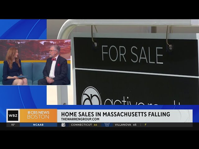 Why are home sales falling in Massachusetts?